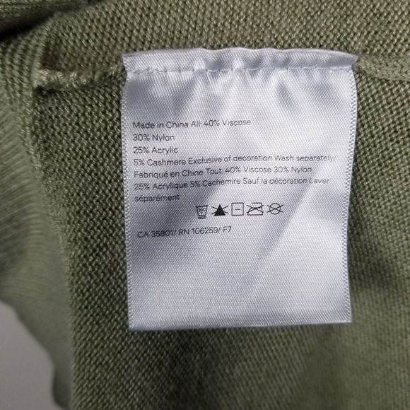 Lululemon Cashlu Knit Waterfall Open Cardigan In Heathered Rosemary Green Sz M/L - Picture 13 of 13